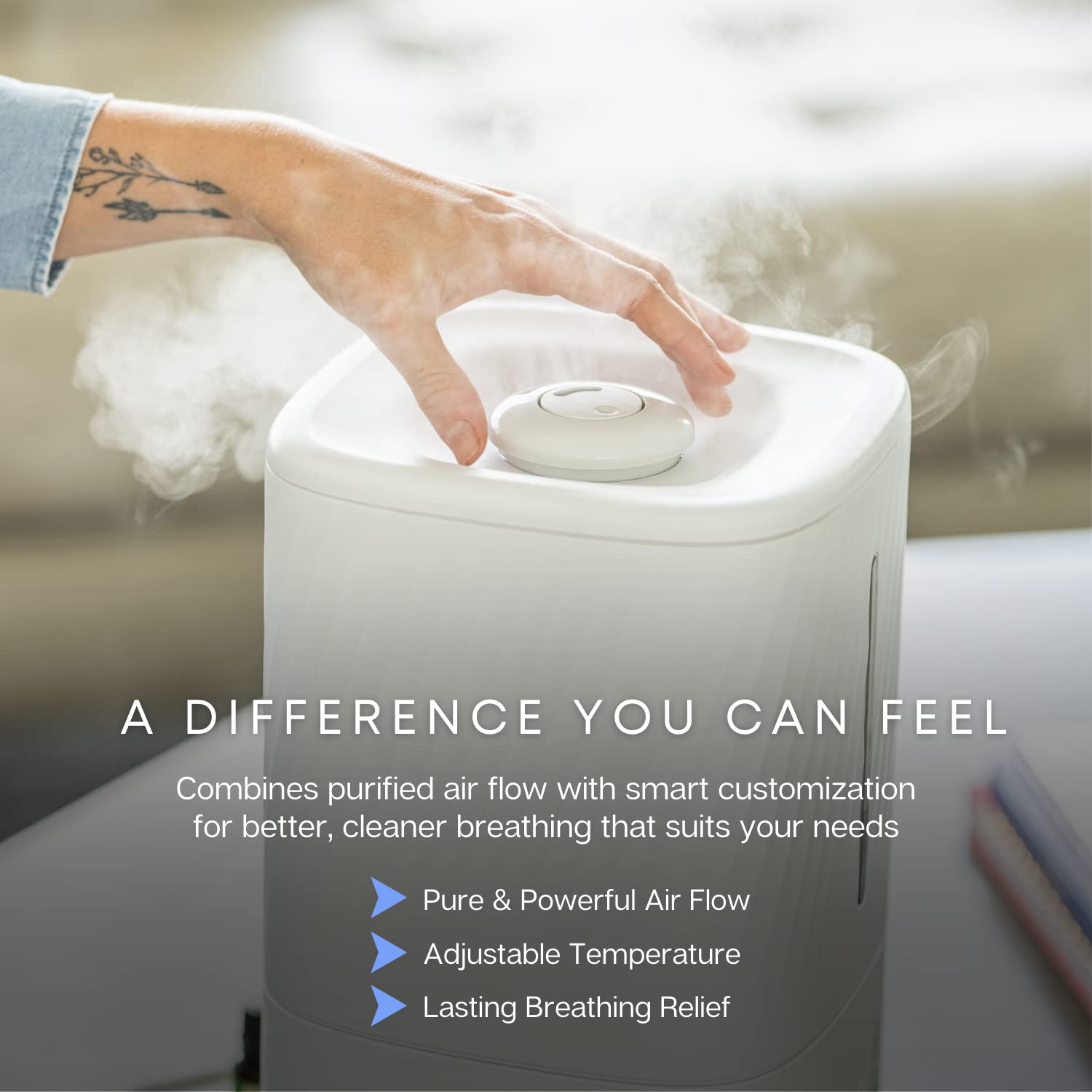 Foto 7 pulgar | Humidificador Miko Con Niebla Fría Y Caliente Para Habitaciones Grandes - Venta Internacional.