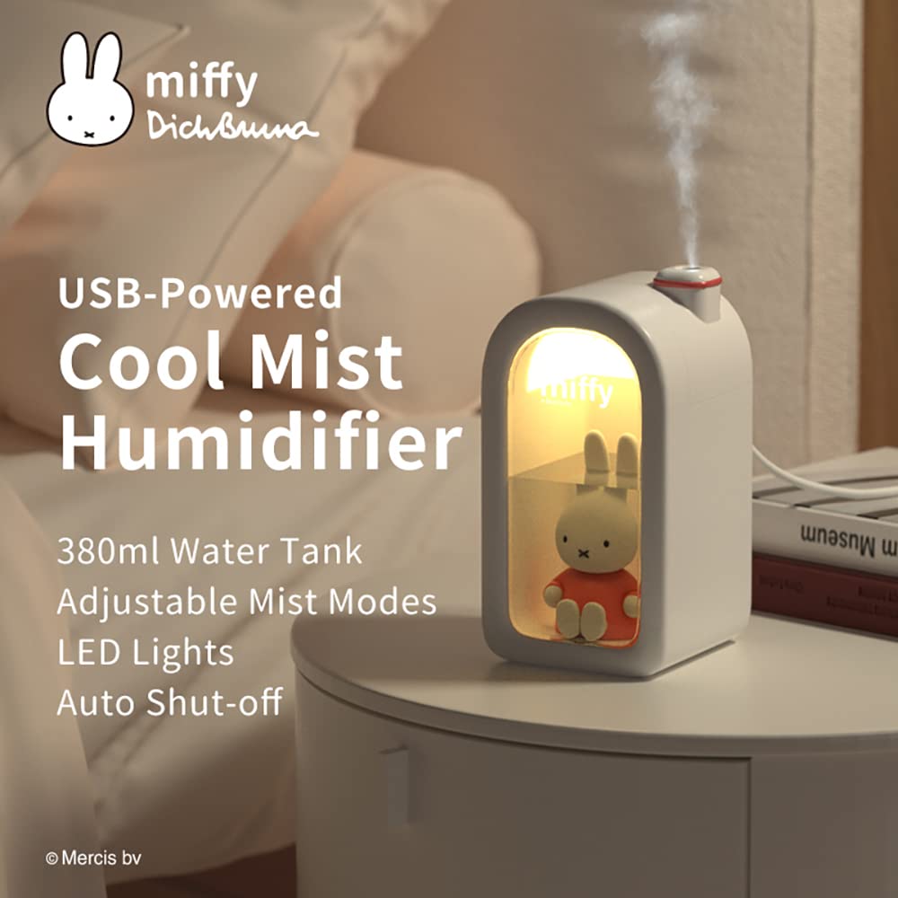 Foto 3 pulgar | Humidificador Mipow Mipow X Miffy Cool Mist 380 Ml Con Luz Nocturna - Venta Internacional.