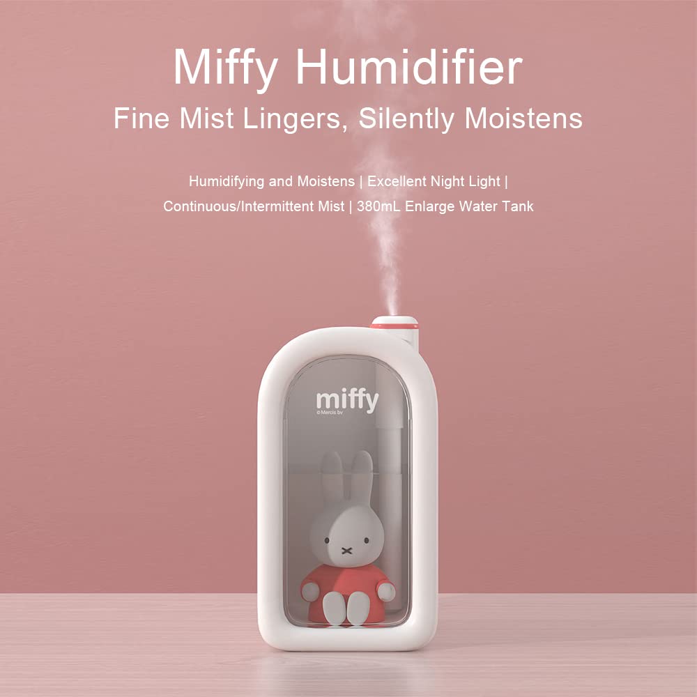 Foto 4 pulgar | Humidificador Mipow Mipow X Miffy Cool Mist 380 Ml Con Luz Nocturna - Venta Internacional.