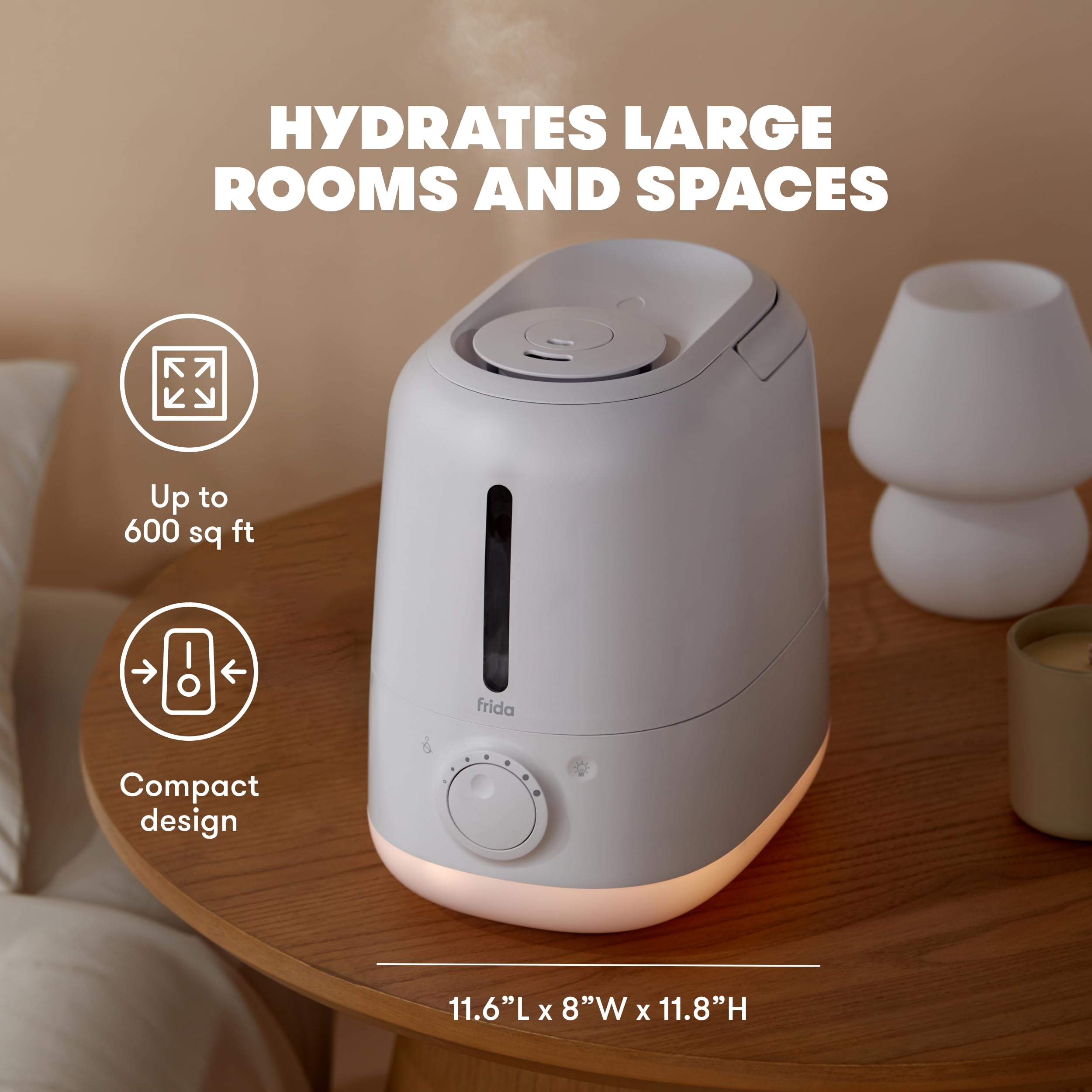 Foto 3 | Humidificador Frida Baby 3 En 1 Xl Con Tanque De Llenado Superior De 6 Litros Para Dormitorio - Venta Internacional.