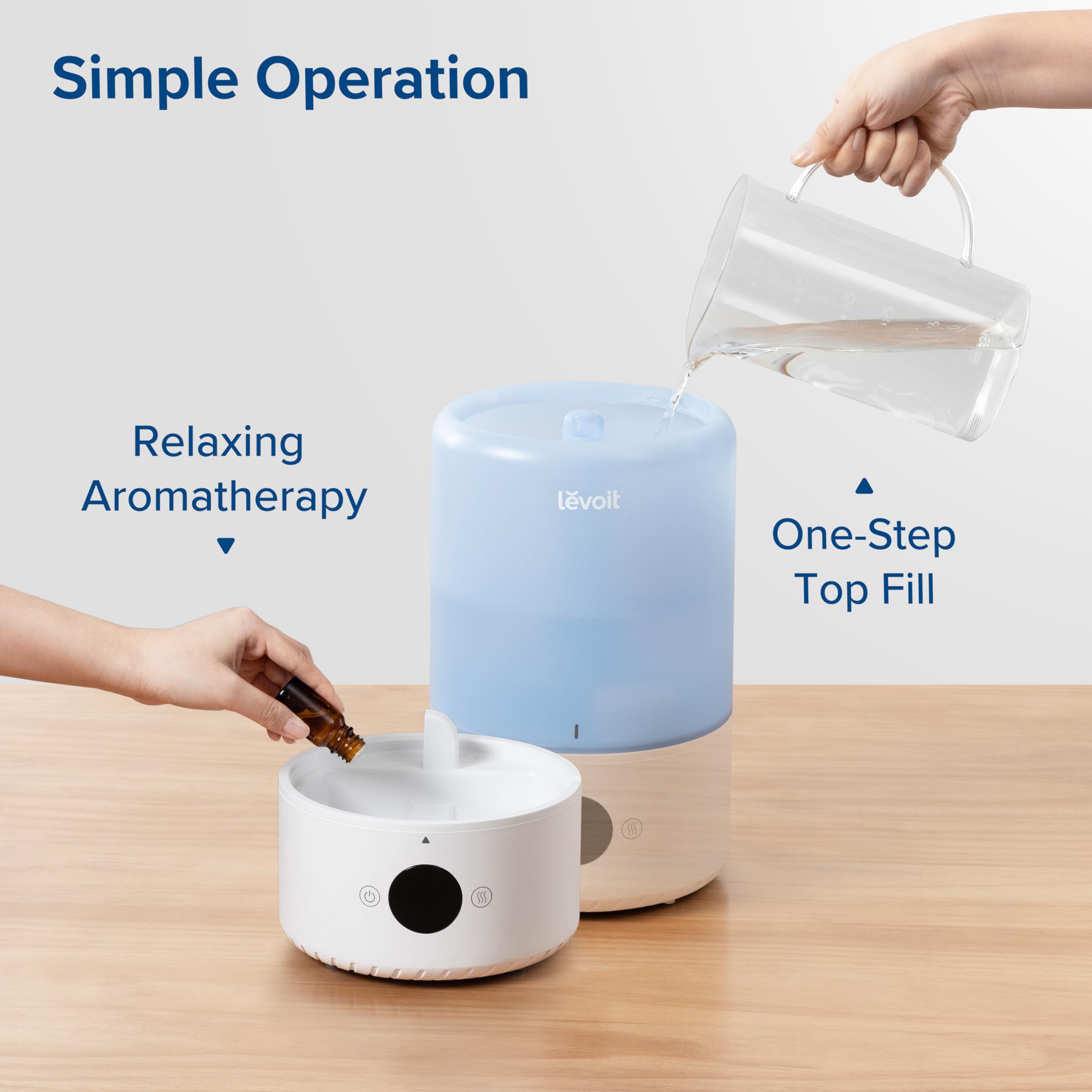 Foto 6 | Humidificador Levoit Dual 200s Smart 3l Top Fill Azul - Venta Internacional