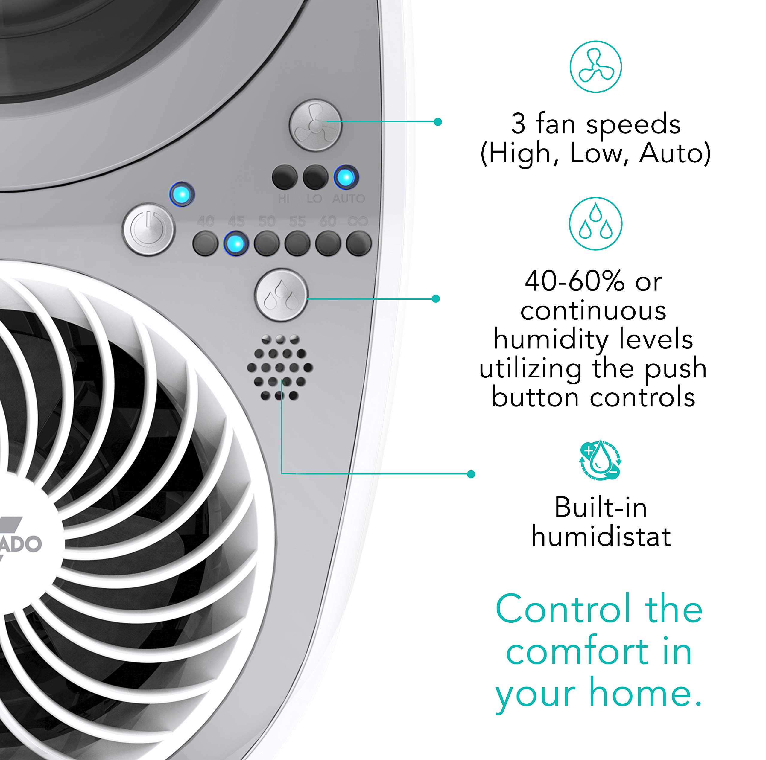 Foto 2 | Humidificador Vornado Uh100 Ultrasónico con Humidificación Asistida por Ventilador - Venta Internacional