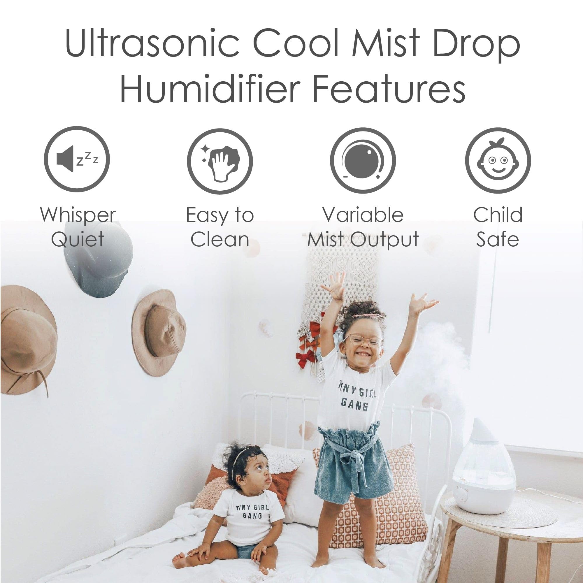 Foto 3 pulgar | Humidificador Crane Ultrasonic Cool Mist 3.8 L para Dormitorio - Venta Internacional