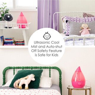 Foto 3 | Humidificador Crane Ultrasonic 3.8 L Rosa - Venta Internacional
