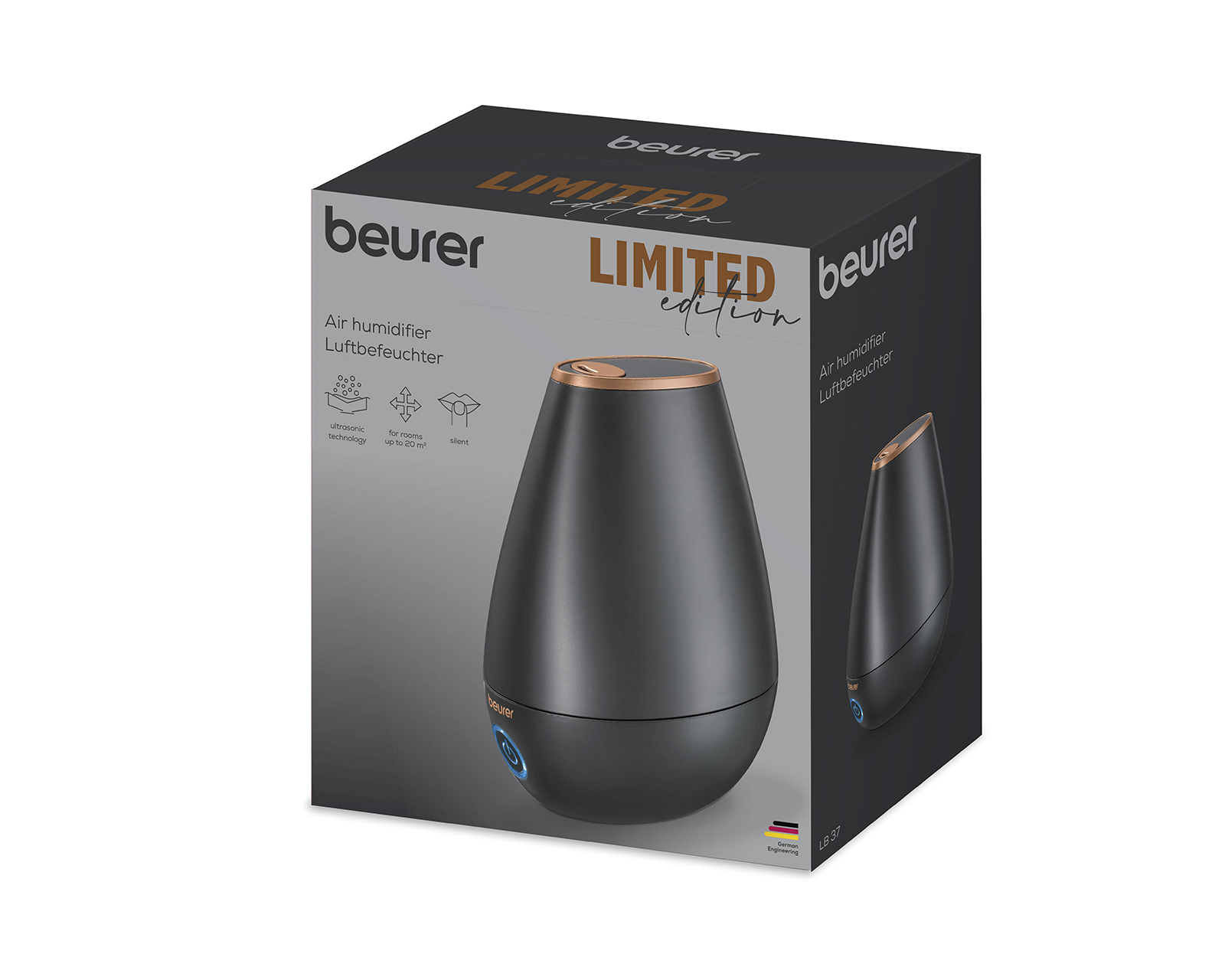 Foto 2 pulgar | Humidificador De Aire Beurer Lb37bf24 Limited Edition Negro