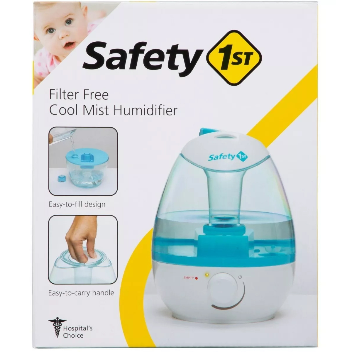 Foto 4 pulgar | Humidificador De Vapor Frío Sin Filtro Safety 1st Azul