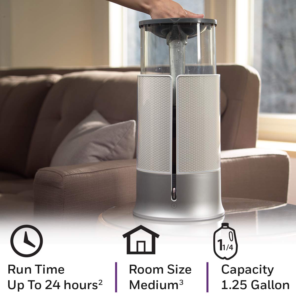 Foto 5 pulgar | Humidificador Honeywell Pur Designer Series Cool Mist White - Venta Internacional.