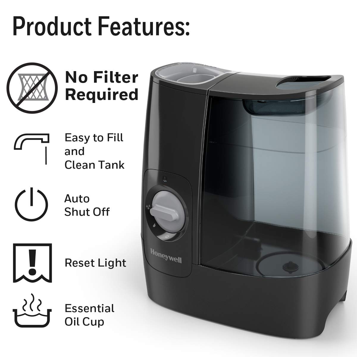 Foto 4 pulgar | Humidificador de Vapor Caliente Honeywell Hwlhwm845b - Venta Internacional