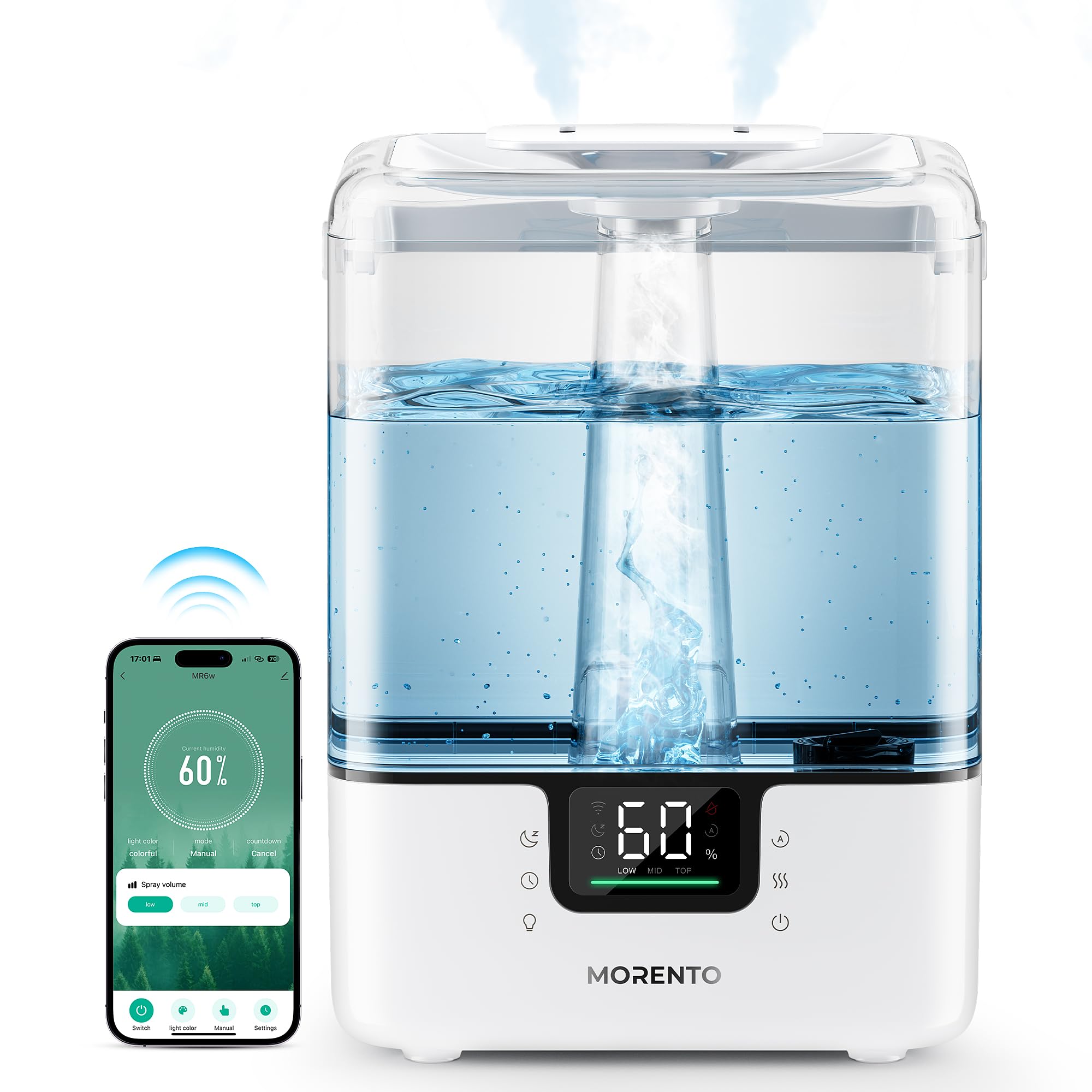 Foto 1 | Humidificador Inteligente Morento MR6W 6 L con Difusor de Aceites Esenciales - Venta Internacional