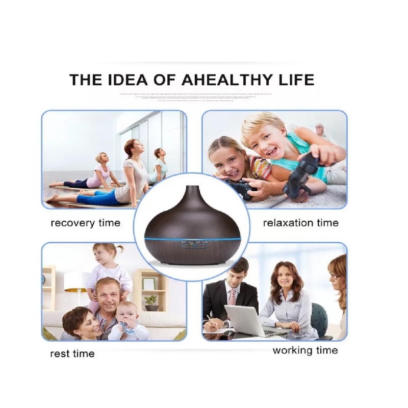 Foto 5 pulgar | Humidificador Difusor De Aromaterapia, 500 Ml, Dark 12esenc Air - Venta Internacional.