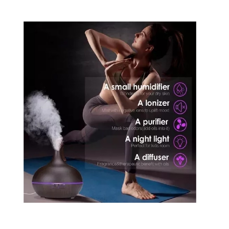 Foto 6 pulgar | Humidificador Difusor De Aromaterapia, 500 Ml, Dark 12esenc Air - Venta Internacional.