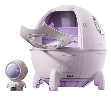 Foto 1 | Humidificador De Aire Silencioso Astronaut Space Capsule Rosa Palido