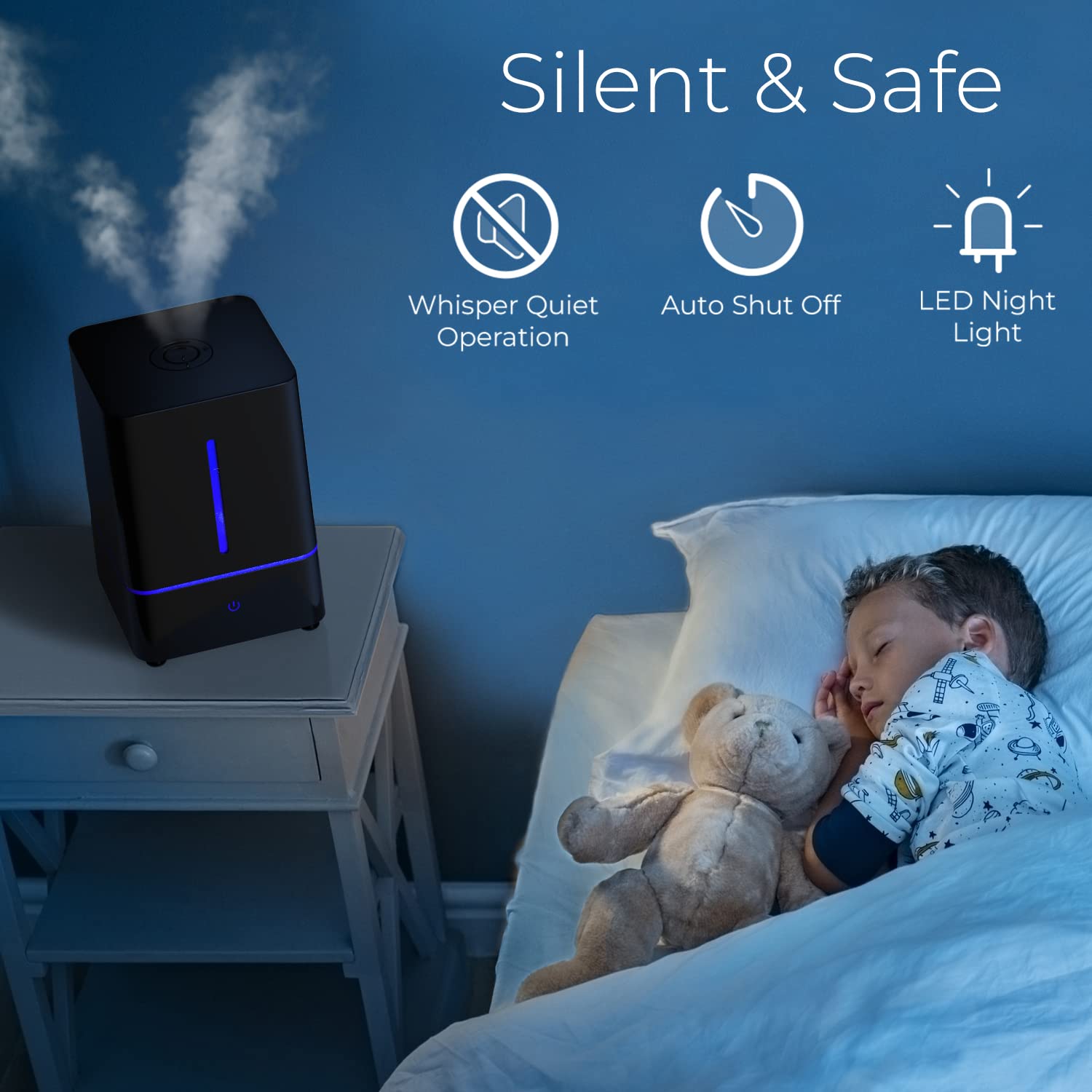 Foto 5 pulgar | Humidificador Everlasting Comfort Cool Mist De 4 Litros Para Habitaciones Grandes - Venta Internacional.