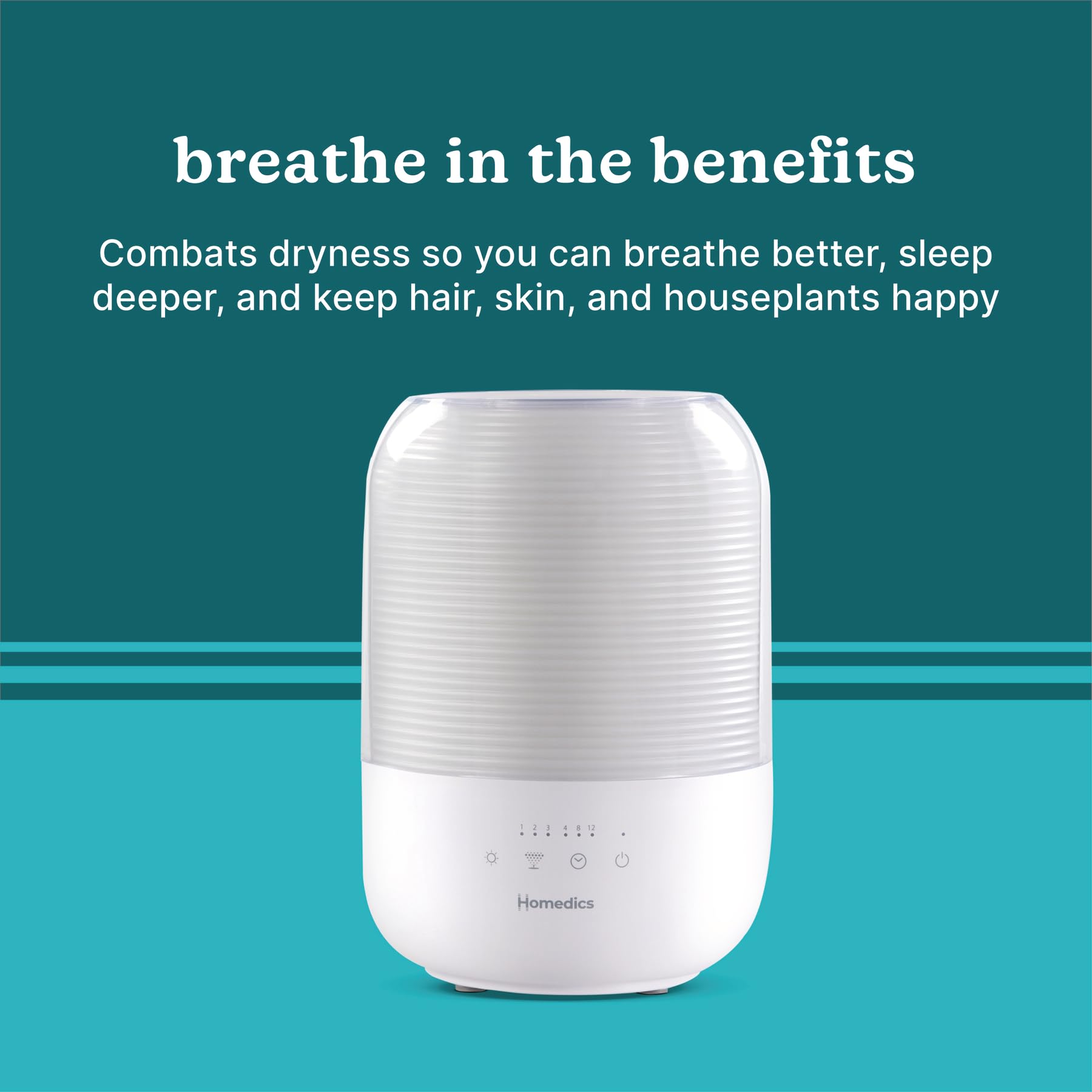 Foto 4 | Humidificador Ultrasónico Cool Mist Homedics, 3 Litros, Llenado Superior, 35 H - Venta Internacional.