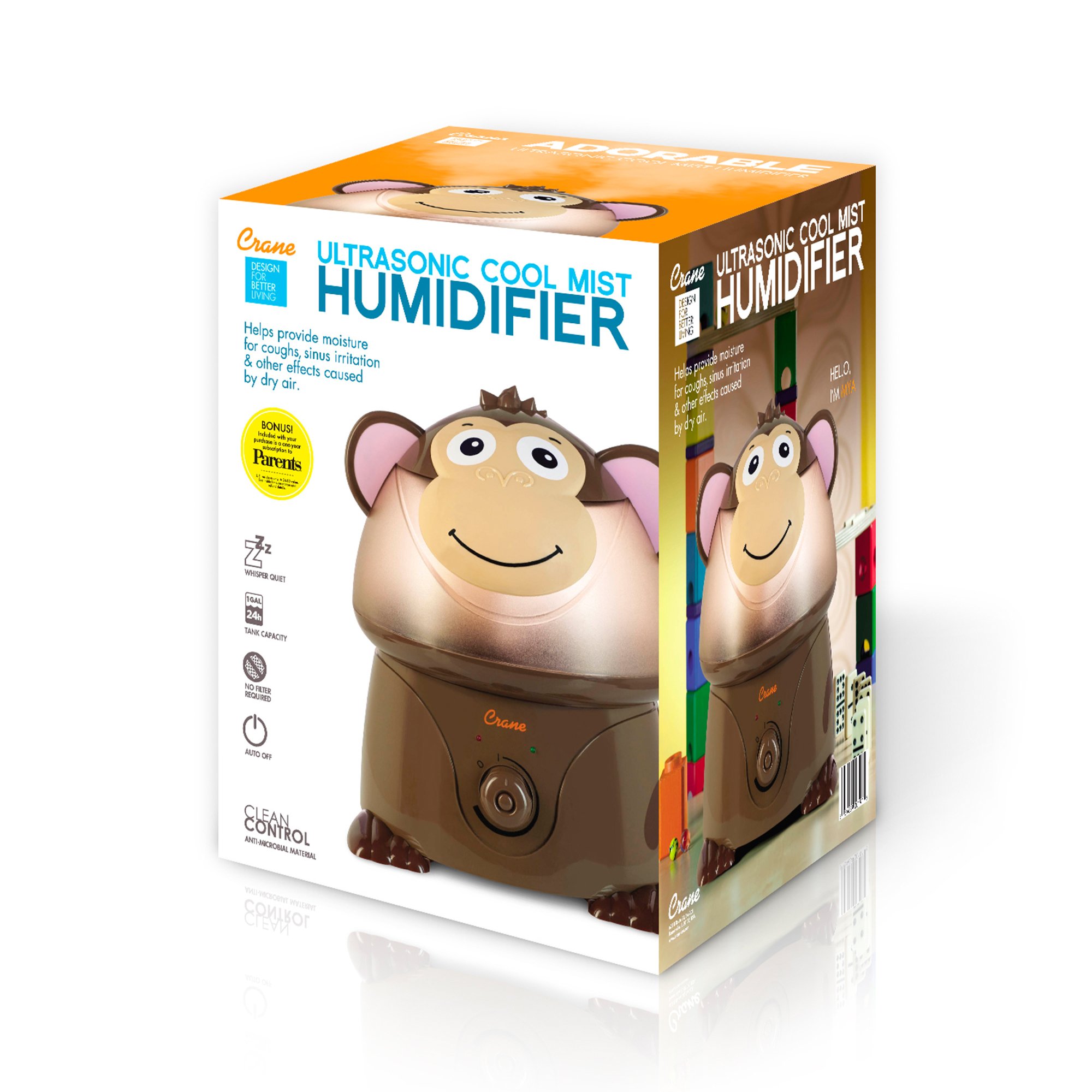 Foto 7 pulgar | Humidificador Crane Adorables Ultrasonic 3.8l Para Dormitorio Y Bebé - Venta Internacional.