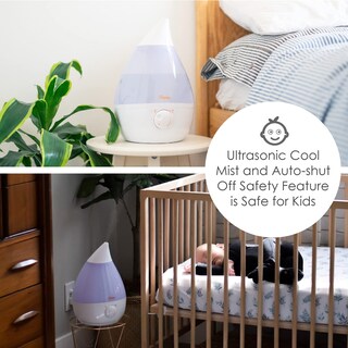 Foto 3 | Humidificador Crane Ultrasonic Cool Mist De 3,8 L Para Dormitorio, Color Blanco - Venta Internacional.
