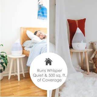Foto 4 | Humidificador Crane Ultrasonic Cool Mist De 3,8 L Para Dormitorio, Color Blanco - Venta Internacional.