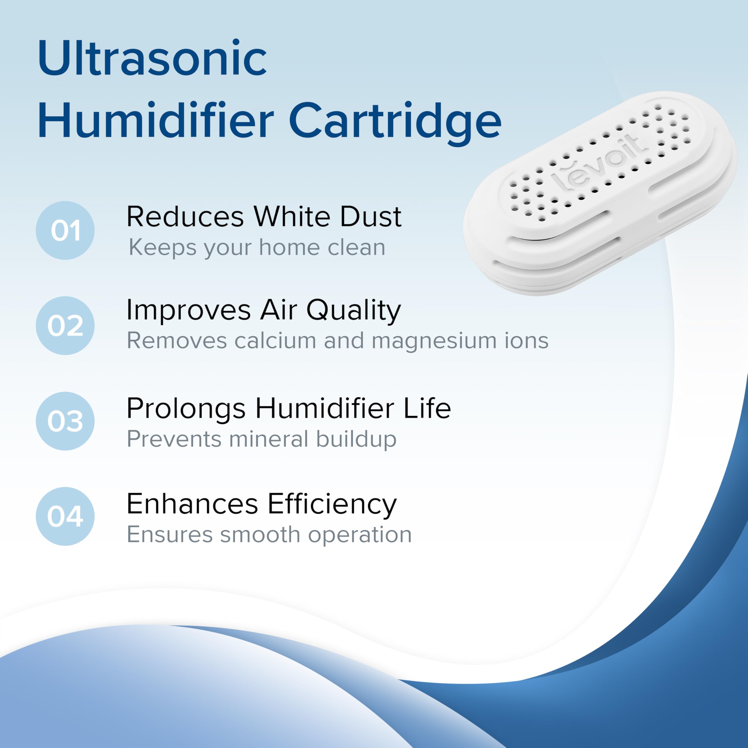 Foto 2 | Suavizador De Agua Y Humidificador Levoit, Paquete De 3, Compatible Con Todos Los Modelos - Venta Internacional.
