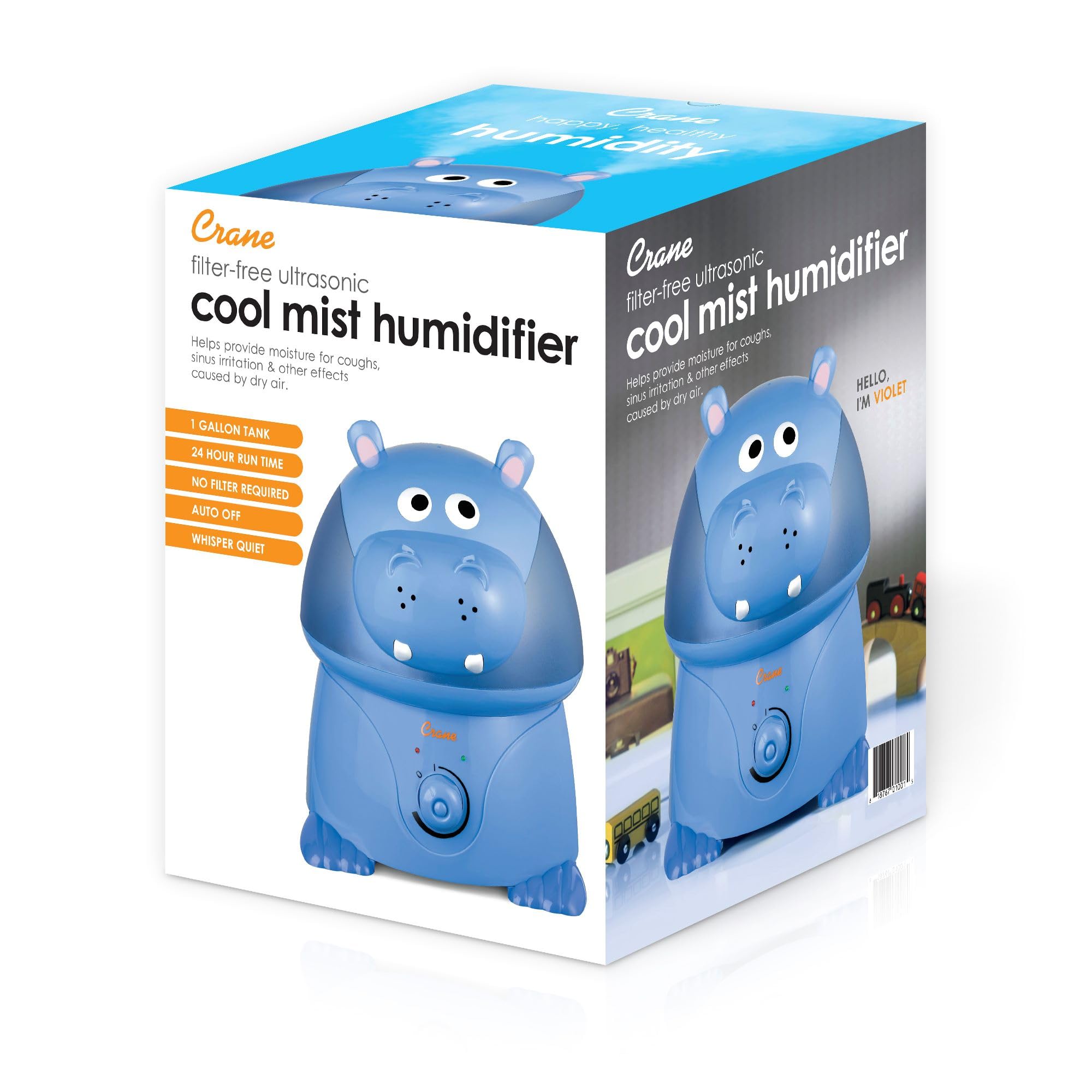 Foto 2 | Humidificador Crane Adorables Ultrasonic 3.8l Para Dormitorio Y Bebé - Venta Internacional.