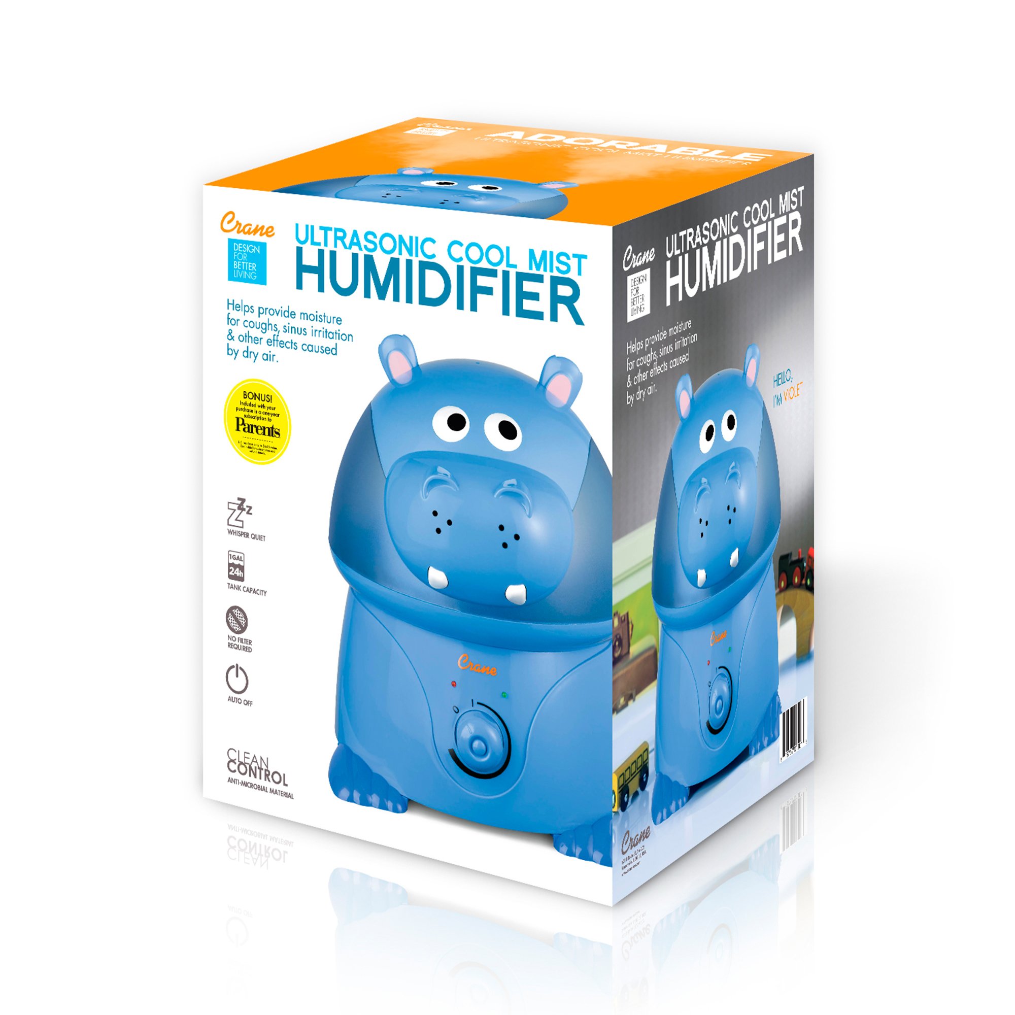 Foto 4 | Humidificador Crane Adorables Ultrasonic 3.8l Para Dormitorio Y Bebé - Venta Internacional.