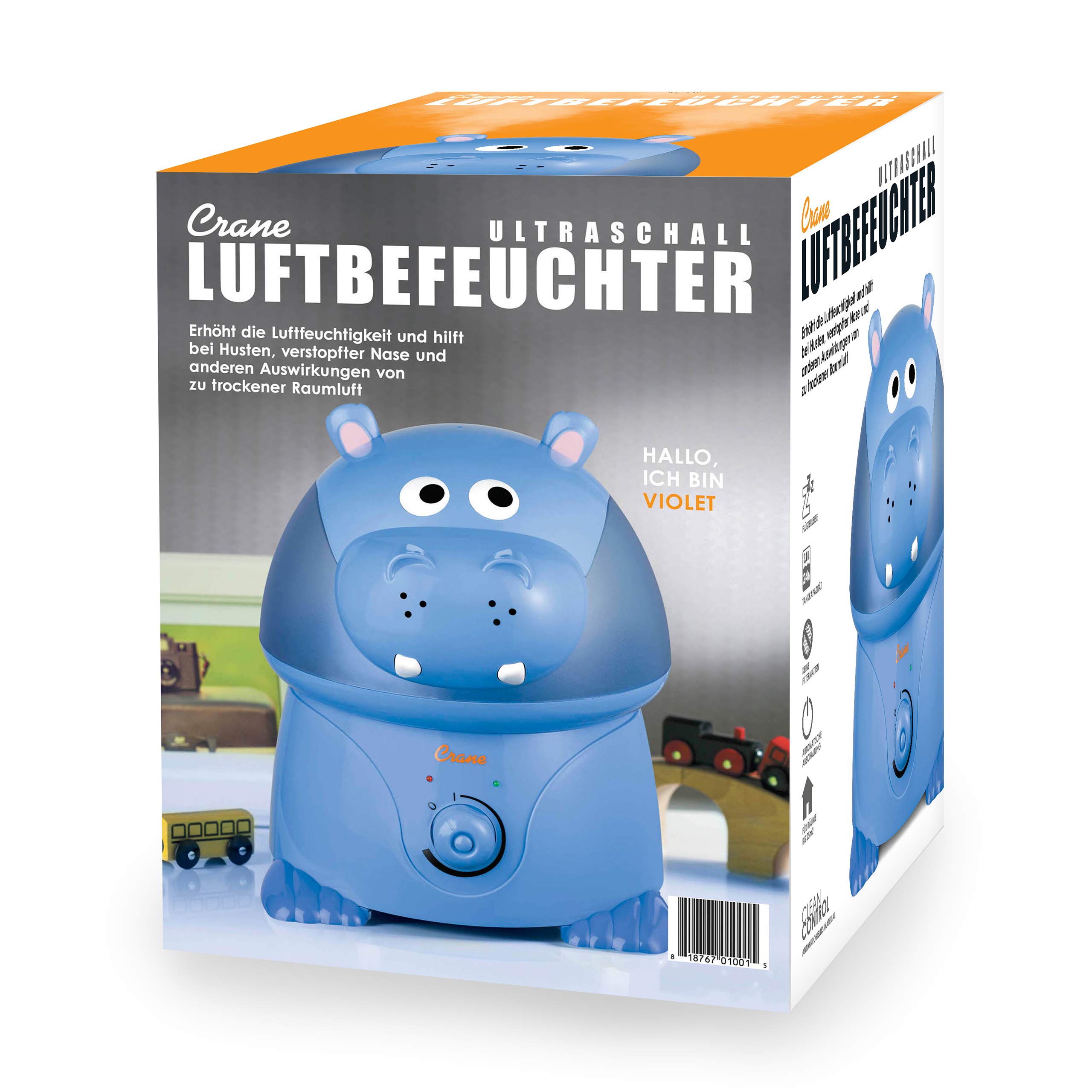 Foto 6 | Humidificador Crane Adorables Ultrasonic 3.8l Para Dormitorio Y Bebé - Venta Internacional.