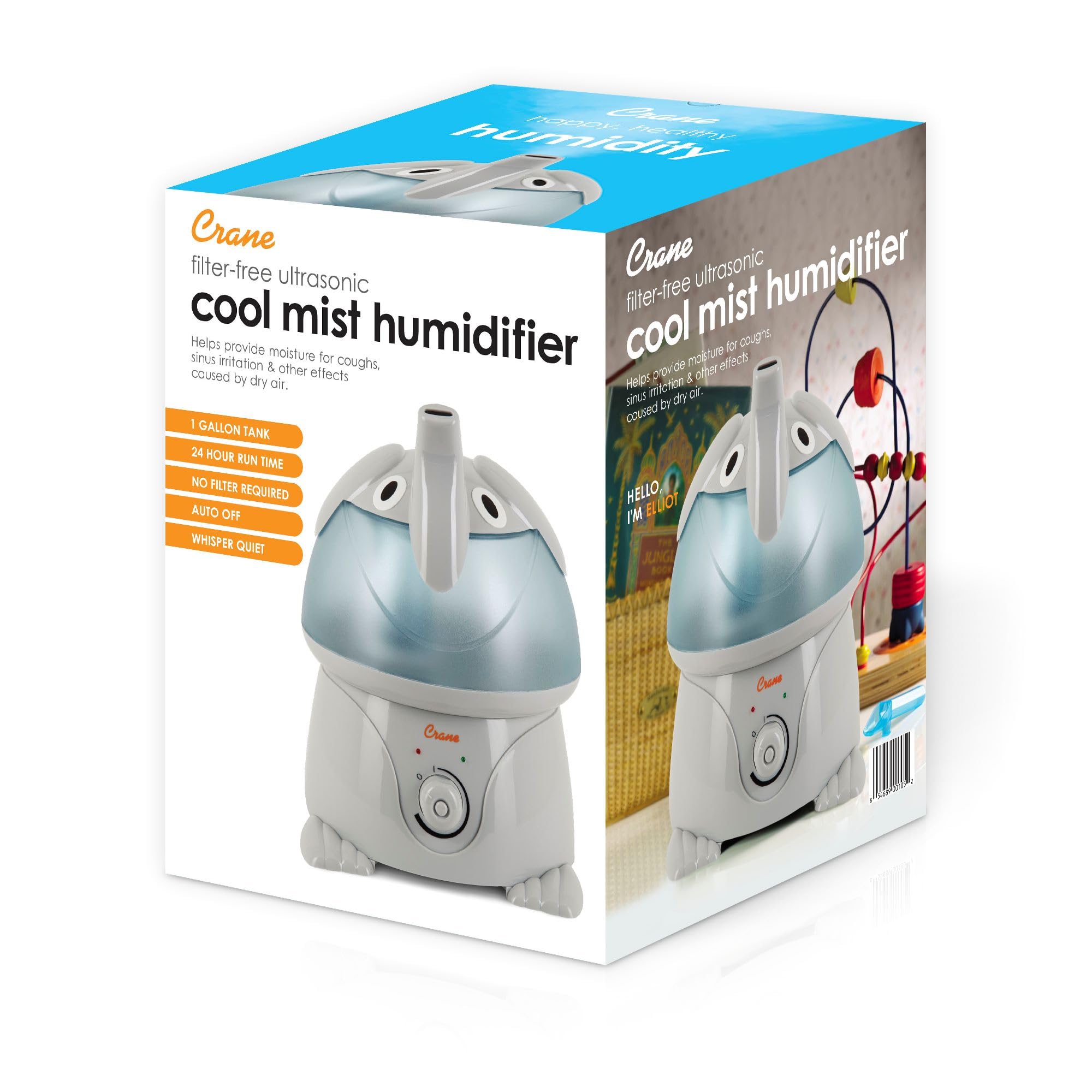 Foto 6 pulgar | Humidificador Crane Adorables Ultrasonic 3.8l Para Dormitorio Y Bebé - Venta Internacional.