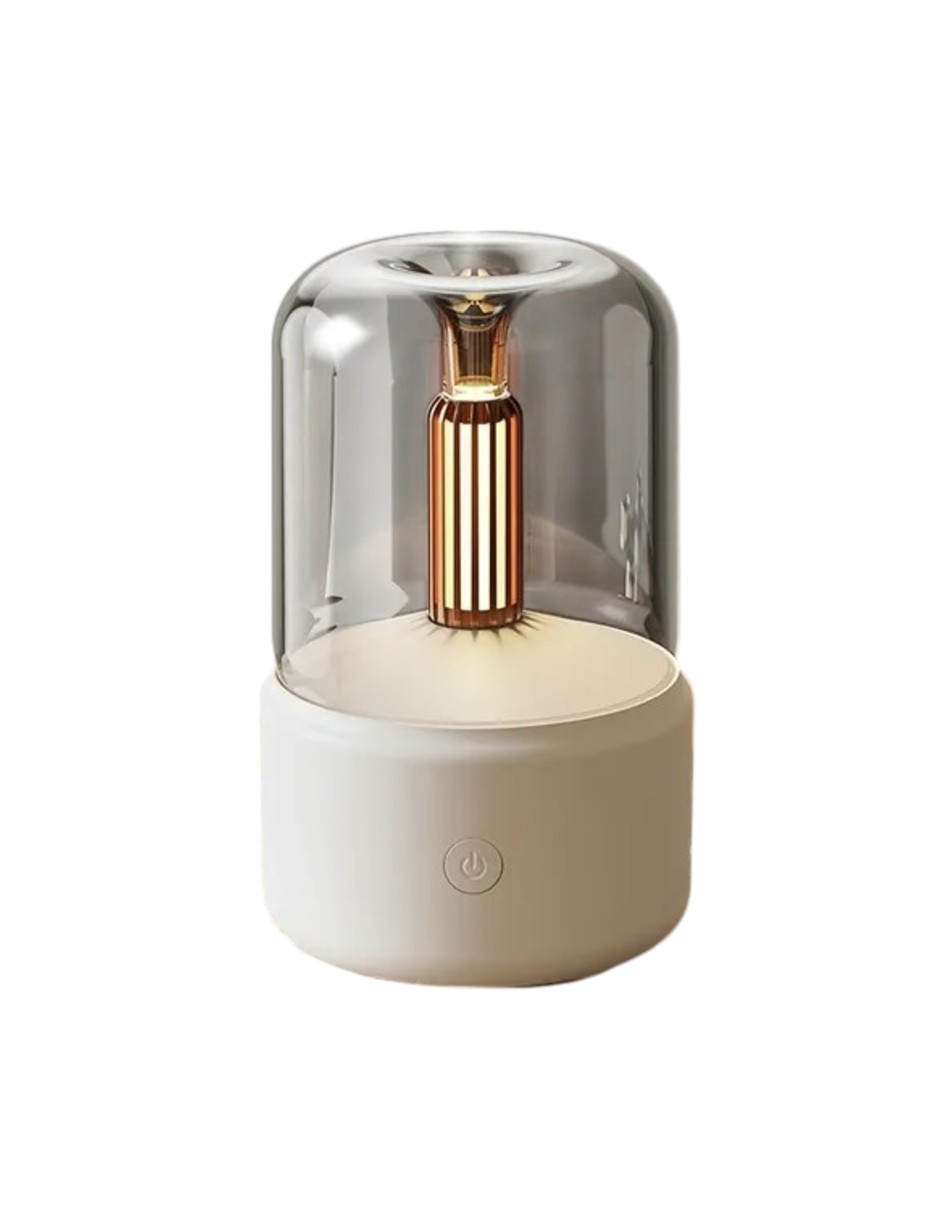 Humidificador De Aire Difusor De Aroma Diseño Luz De Vela|