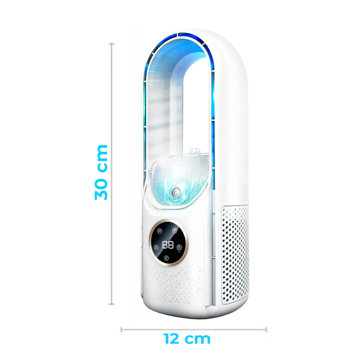 Foto 7 | Ventilador Con Humificador 6 Velocidades Sin Aspas