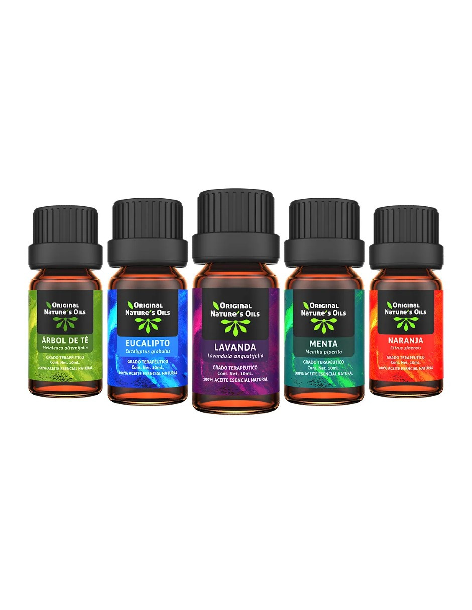 Foto 2 pulgar | Original Nature Kit De 5 Aceites Esenciales Para Difusor Y Aromaterapia 50 Ml