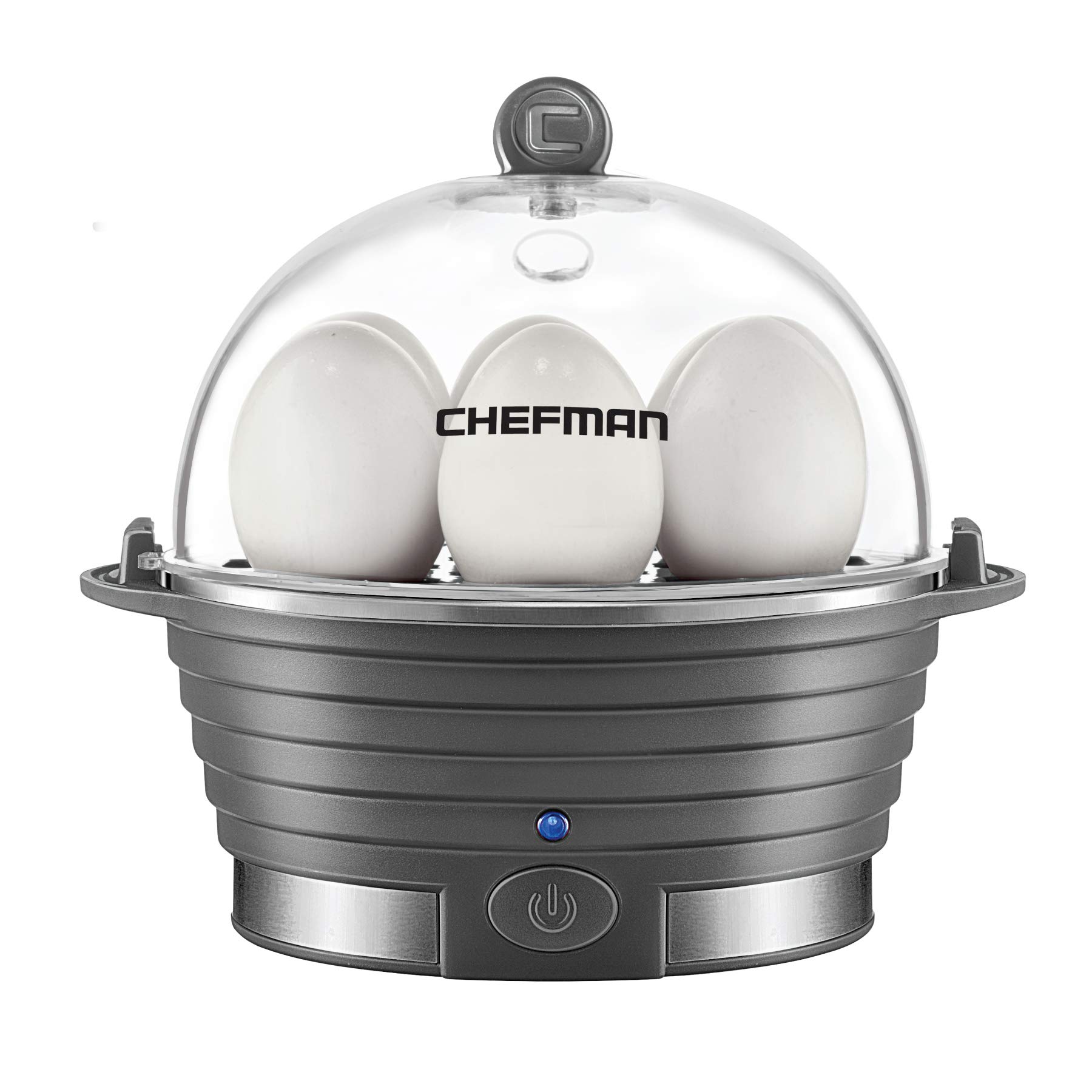 Hervidor Eléctrico Para Cocer Huevos Chefman Rapid, 6 Huevos, Sin Bpa - Venta Internacional.