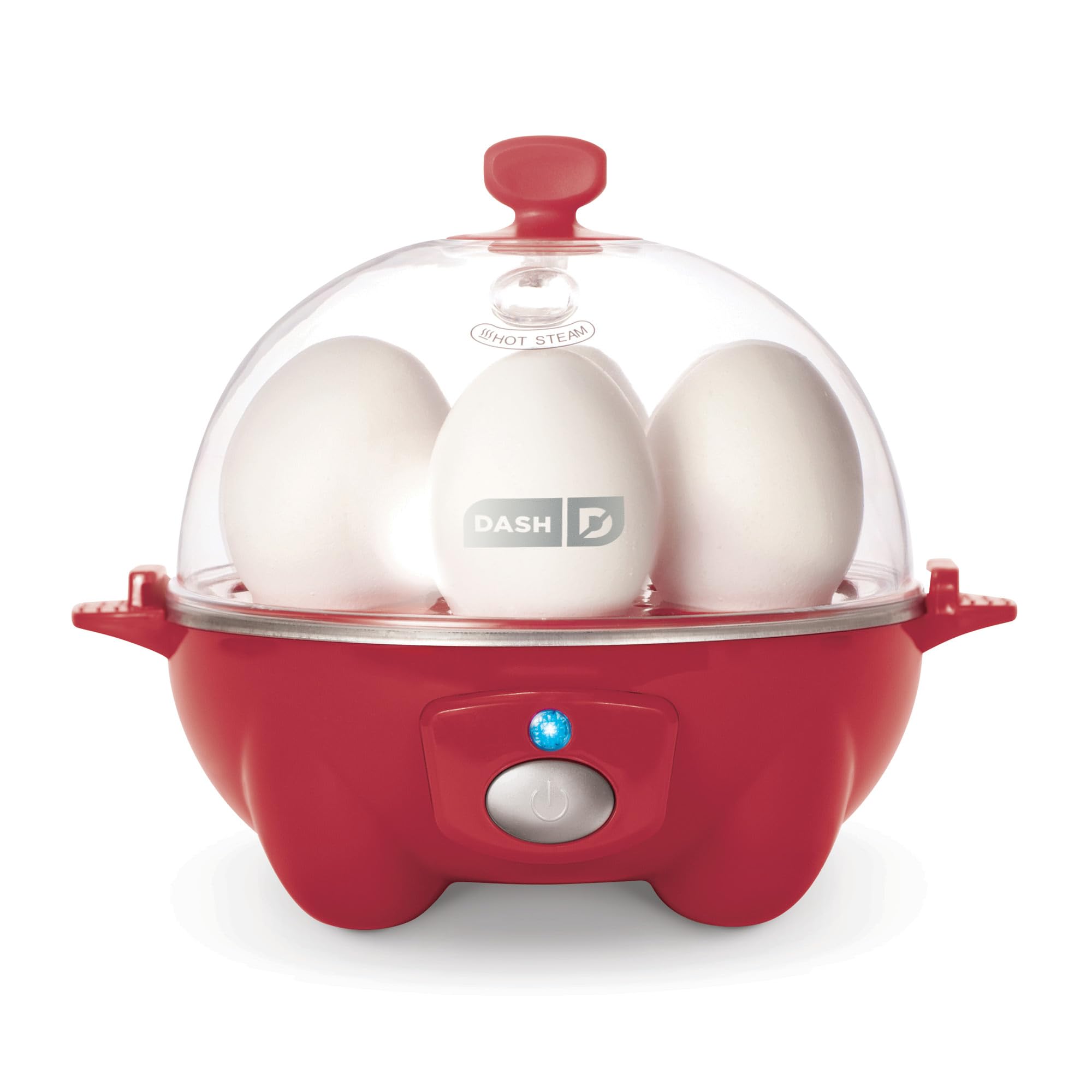 Cocedor Eléctrico Para Huevos Dash Rapid Con Capacidad Para 7 Huevos, Color Rojo - Venta Internacional.