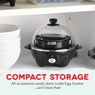 Foto 5 | Cocedor Eléctrico Para Huevos Dash Rapid Con Capacidad Para 7 Huevos, Negro - Venta Internacional.