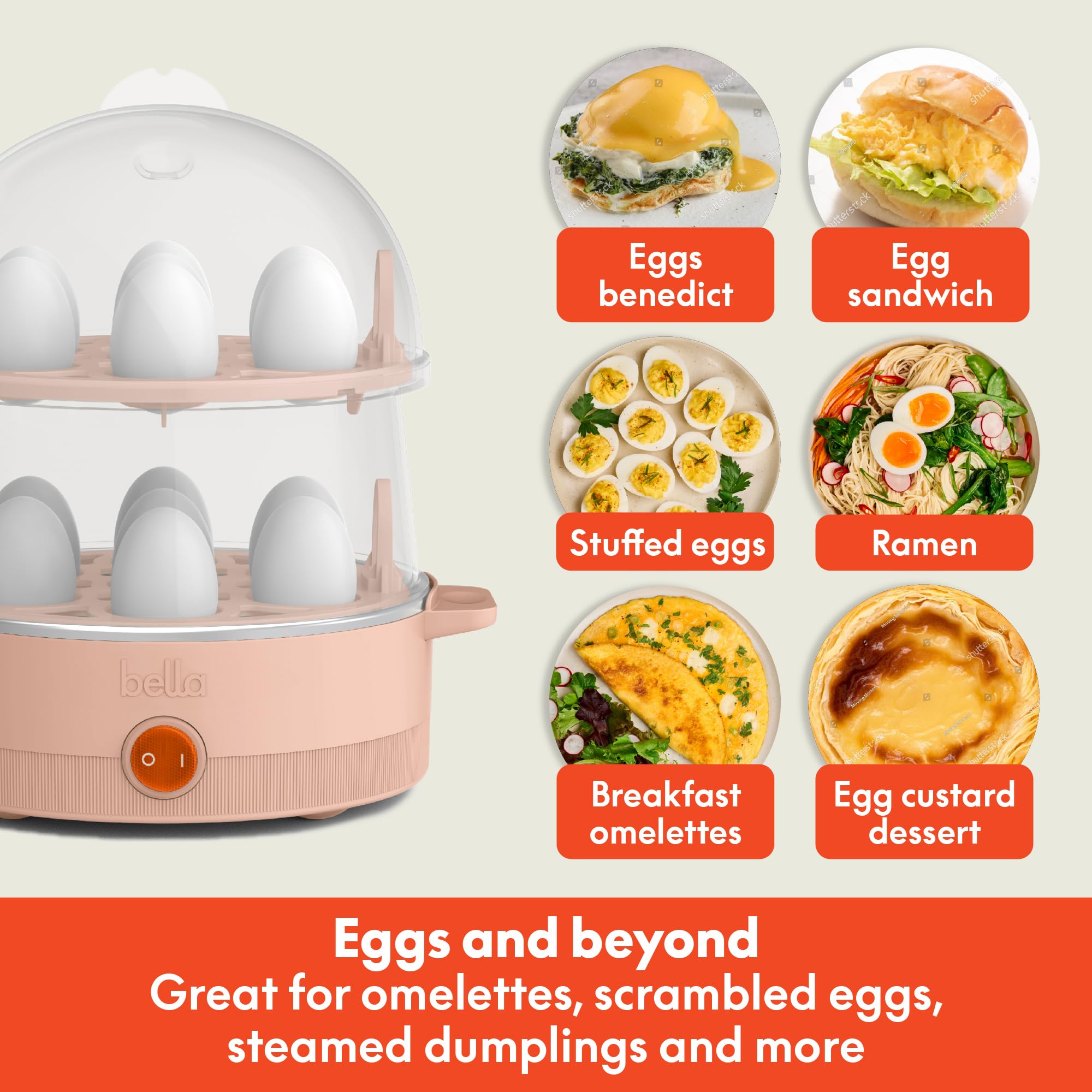 Foto 4 | Hervidor de Huevos Bella Blossom 14 Huevos - Venta Internacional