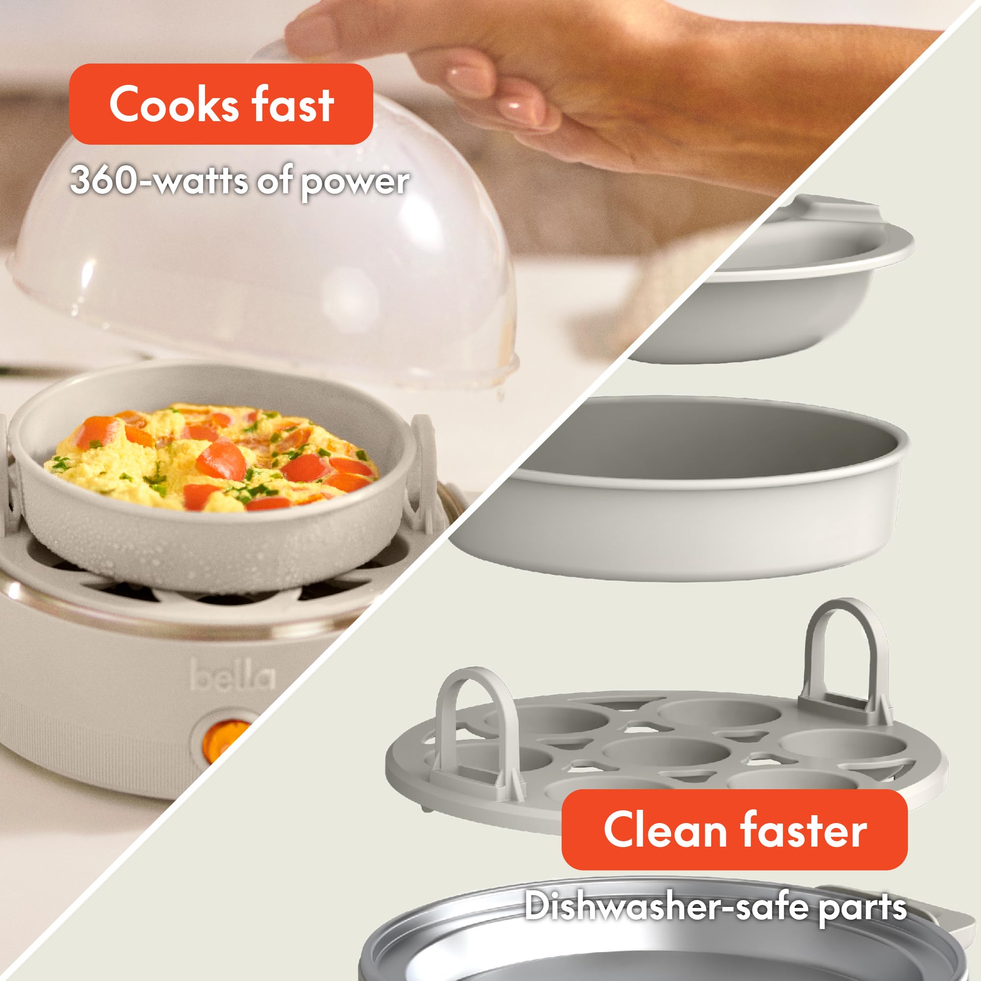 Foto 4 pulgar | Cocedor de Huevos Eléctrico Bella para 7 Huevos -  Venta Internacional