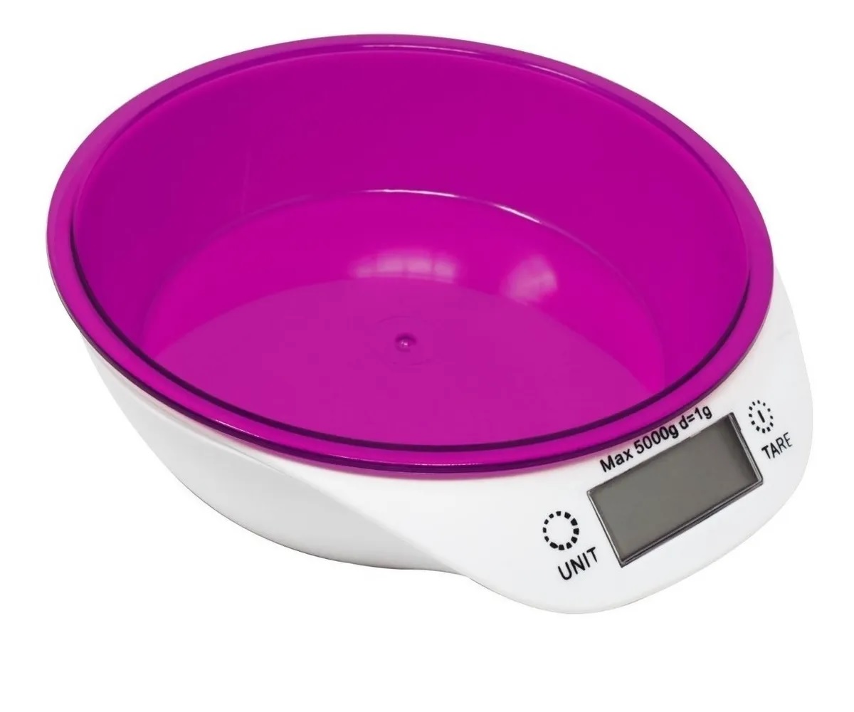 Báscula Digital Gramera Oem con Tazón 5kg para Cocina