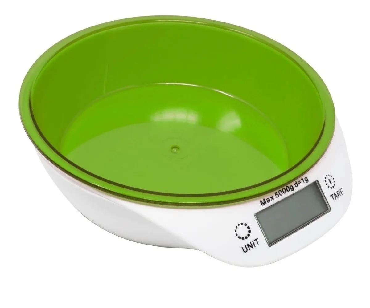 Bascula Digital Gramera con Tazón 5kg Cocina