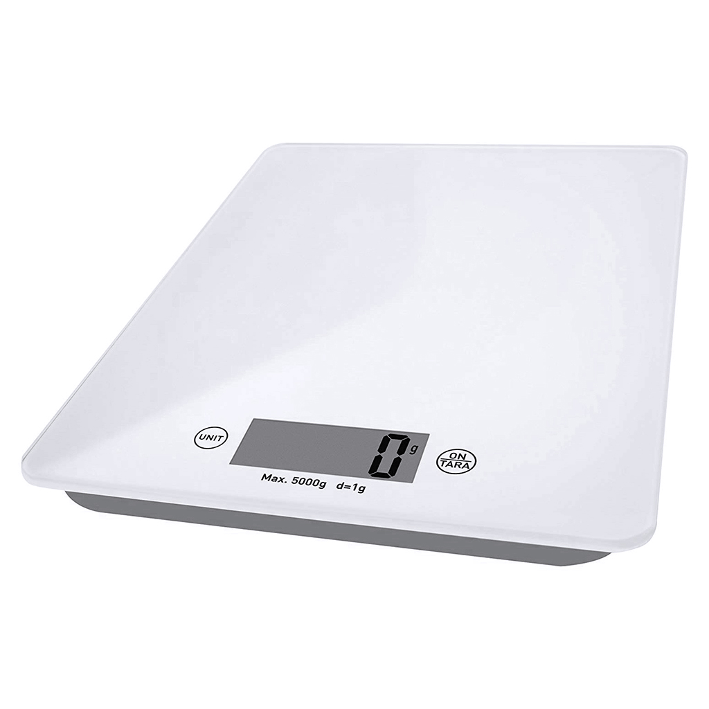 Bascula De Cocina Digital 5 Kg Modelo Ommega Blanco