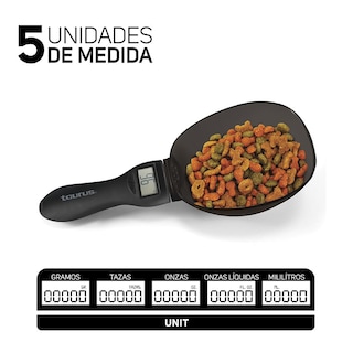 Foto 2 | Báscula de Cocina Taurus Meridian color Negro