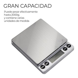 Foto 5 | Báscula Digital Para Cocina De Acero Inoxidable