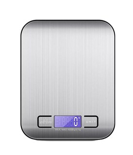 Foto 1 | Báscula Gramera Digital De Alta Precisión Recargable 10 Kg color Gris