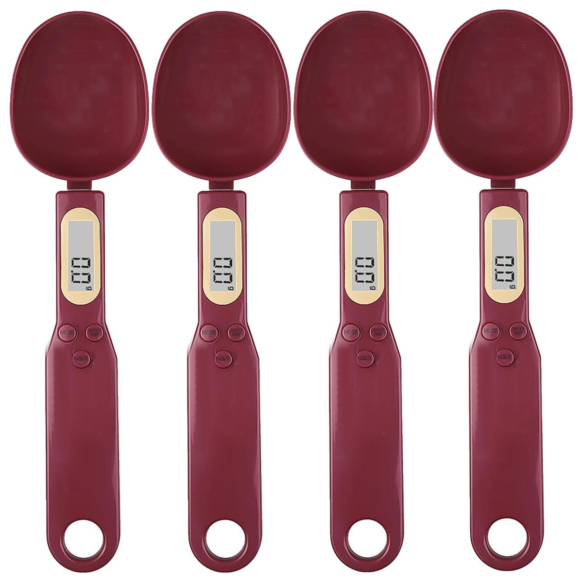 Foto 2 pulgar | Cucharas Medidoras Ventdepot Mxooe-004 4 Piezas Rojas