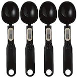 Básculas de Cocina con Pantalla LED Ventdepot Mxonc-004 4 Piezas Negro