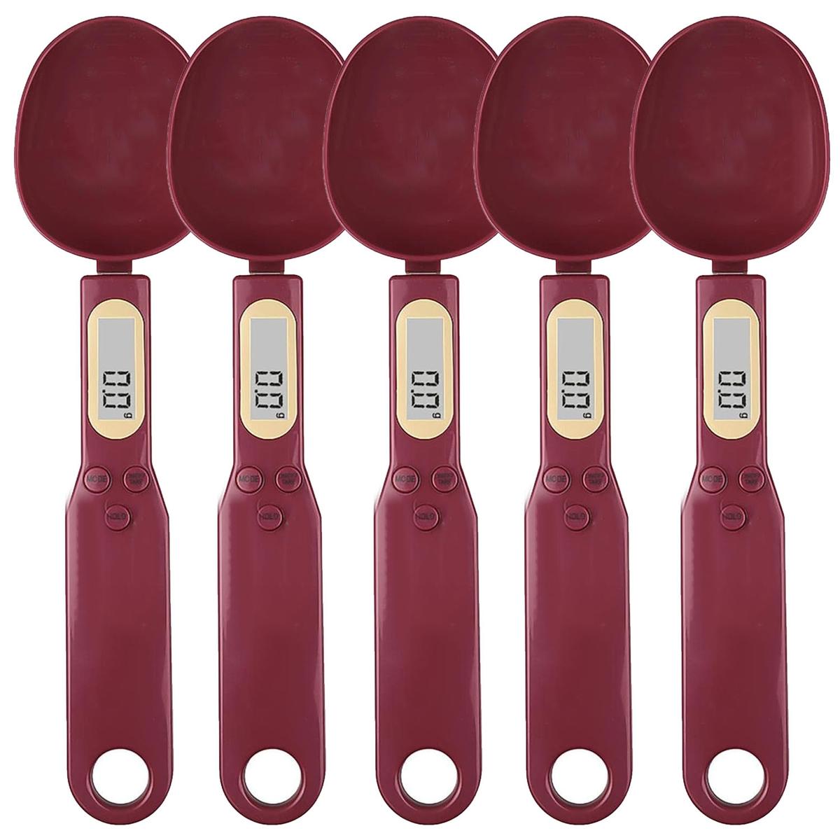 Cuchara para Basculaventdepot Mxooe-005 5 Piezas Rojo