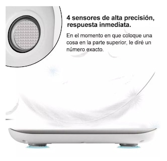Foto 2 | Bascula Gramera Digital De Alta Precisión 1 A 10 Kg/22 Lbs Blanco/plata