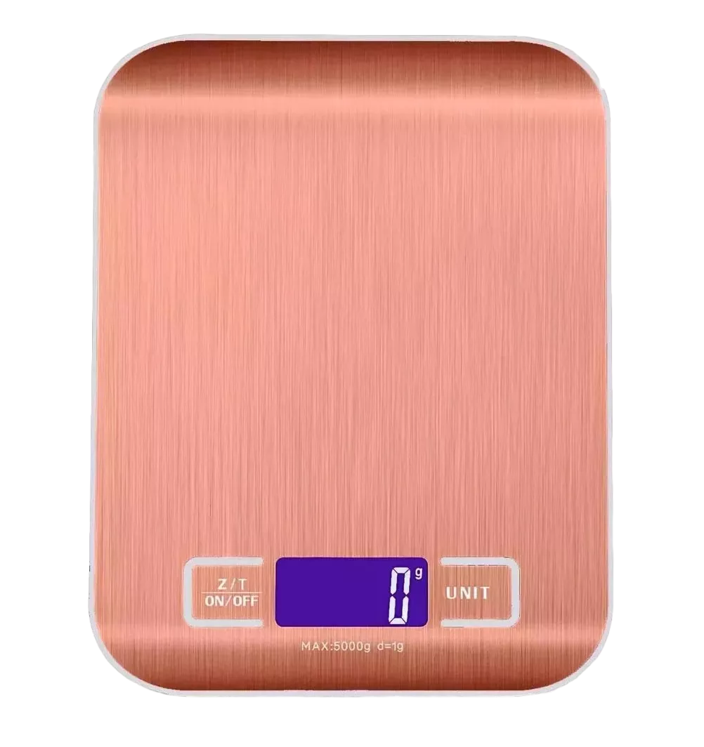 Bascula Digital Para Cocina Gramera Pesa 1 Gramo A 5 Kilos Rosa