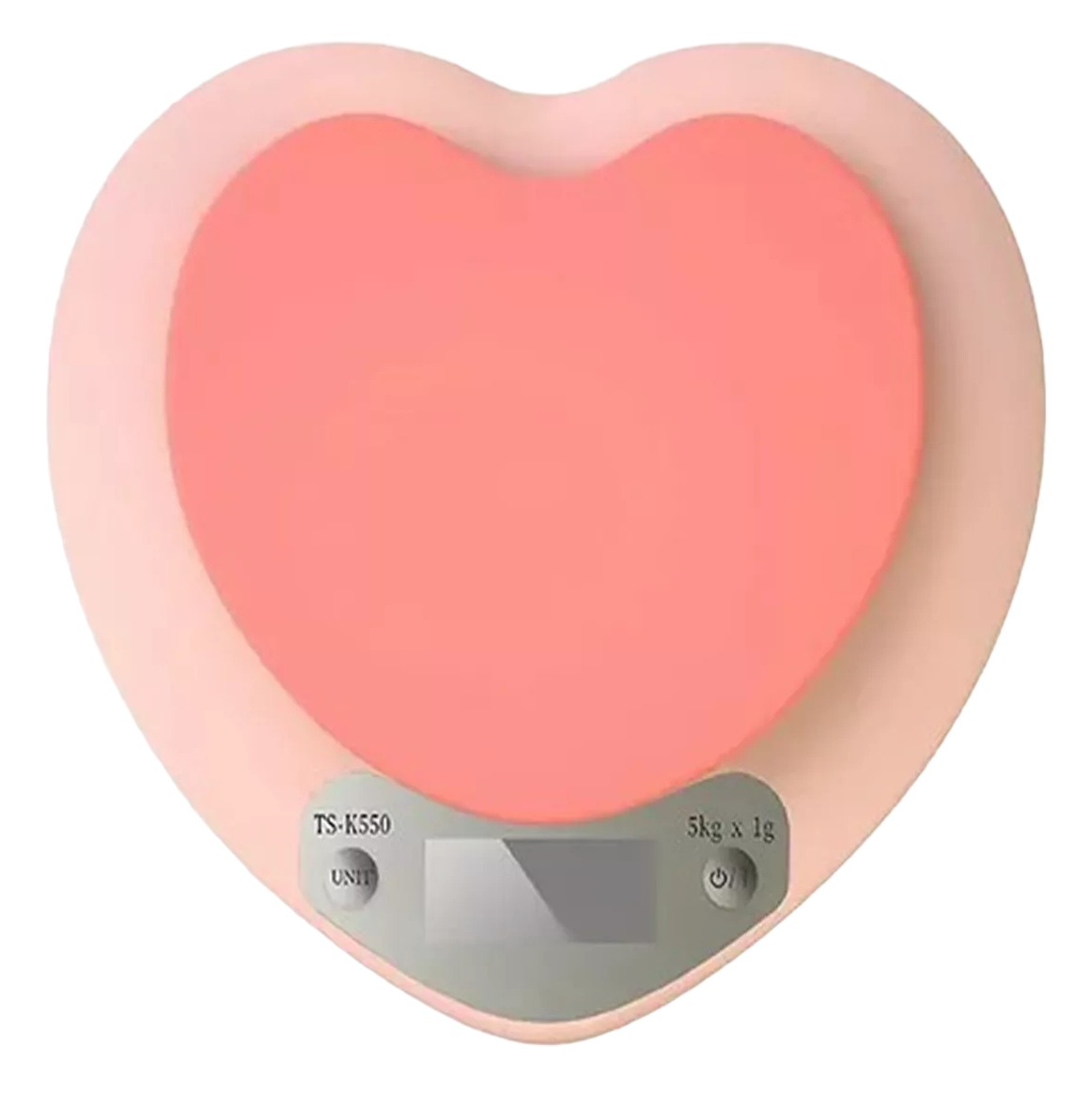 Foto 1 | Bascula de Cocina Recargable Corazón Rosa