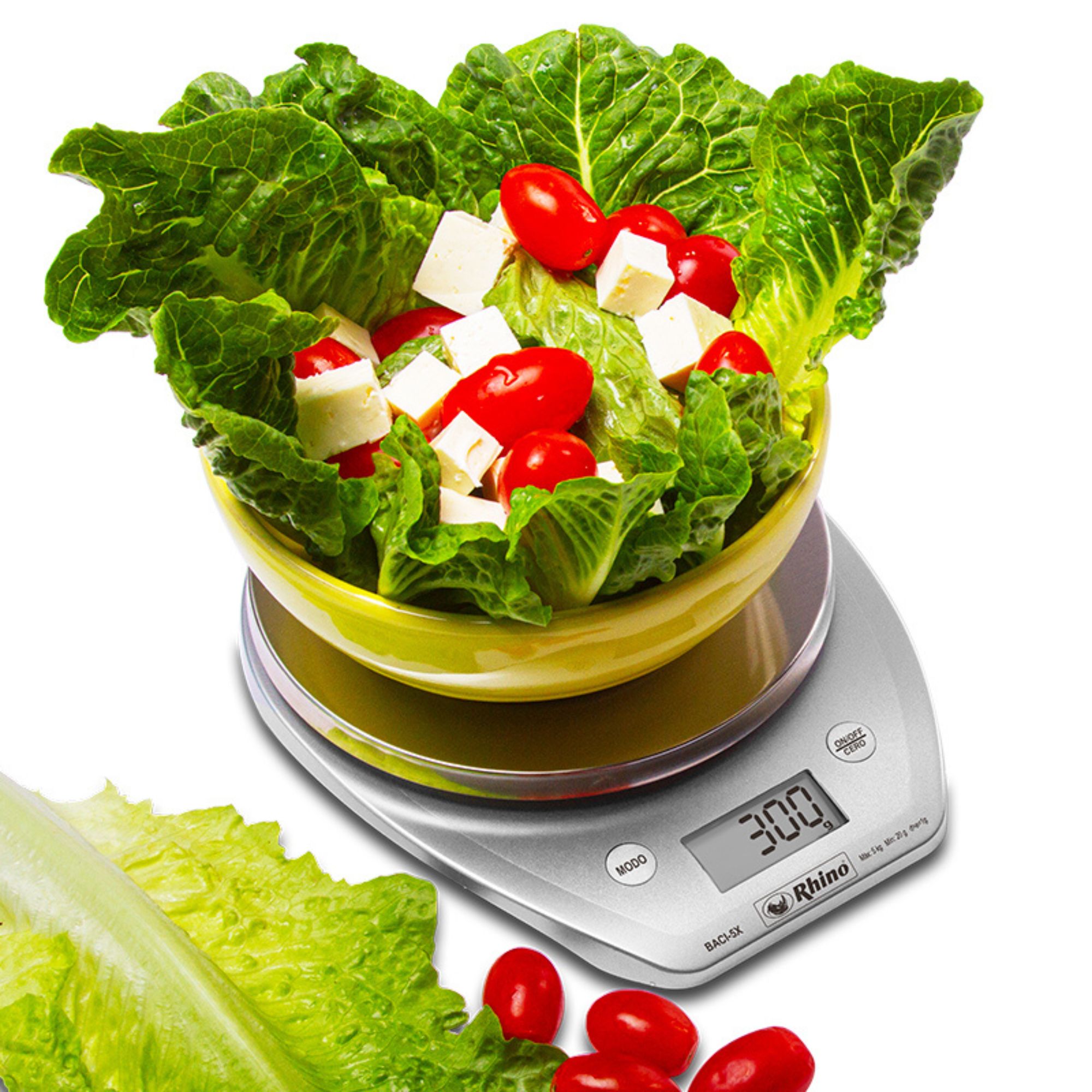 Foto 4 pulgar | Básculas de Cocina Rhino Baci-5x Gris de 5 Kg con Bluetooth