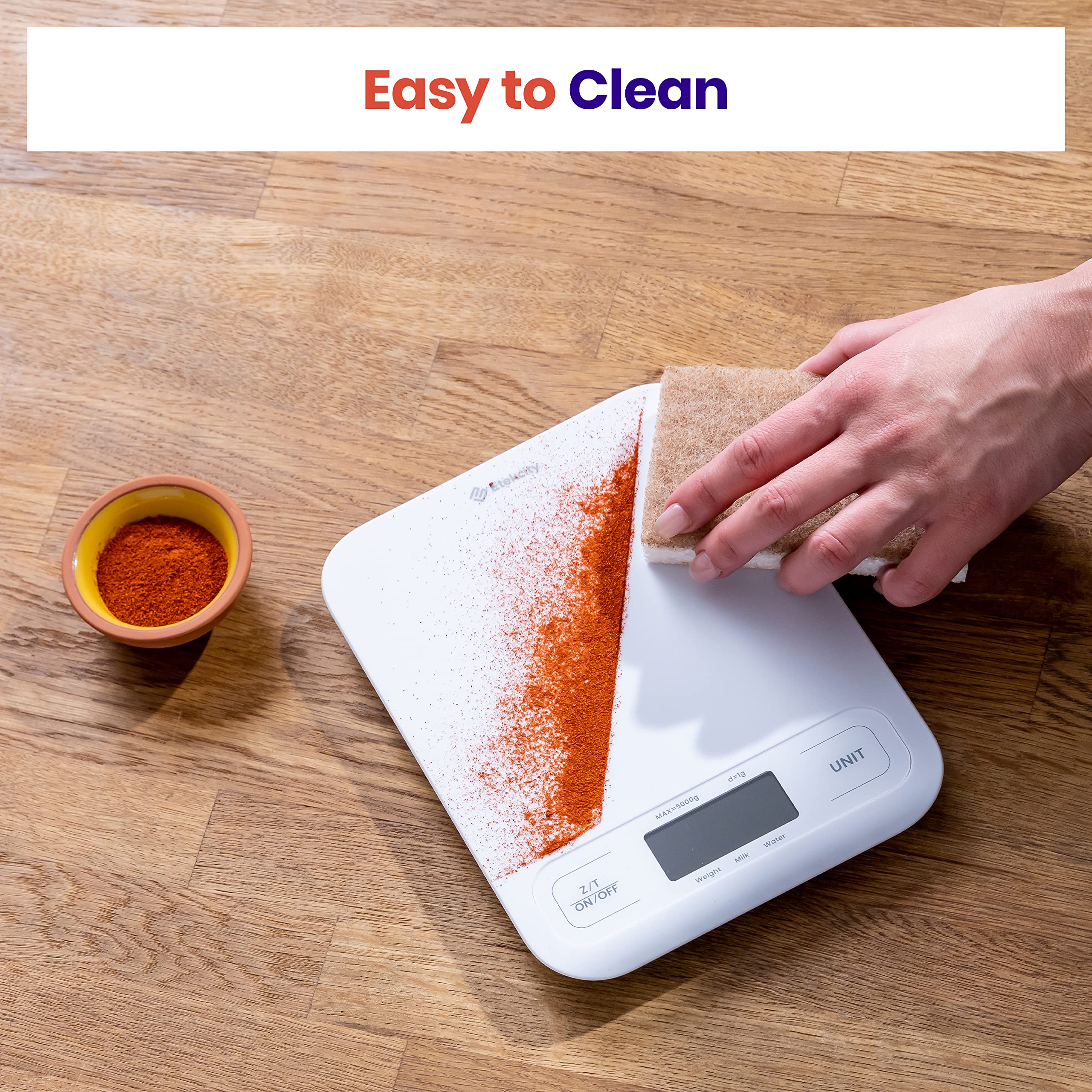 Foto 6 | Báscula De Cocina Digital Etekcity, Mecánica, De Pesaje, Color Blanco - Venta Internacional.
