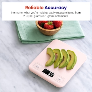 Foto 2 | Báscula De Cocina Digital Etekcity En Gramos Y Onzas, Color Rosa - Venta Internacional.