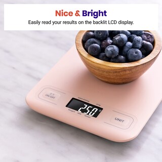 Foto 5 | Báscula De Cocina Digital Etekcity En Gramos Y Onzas, Color Rosa - Venta Internacional.